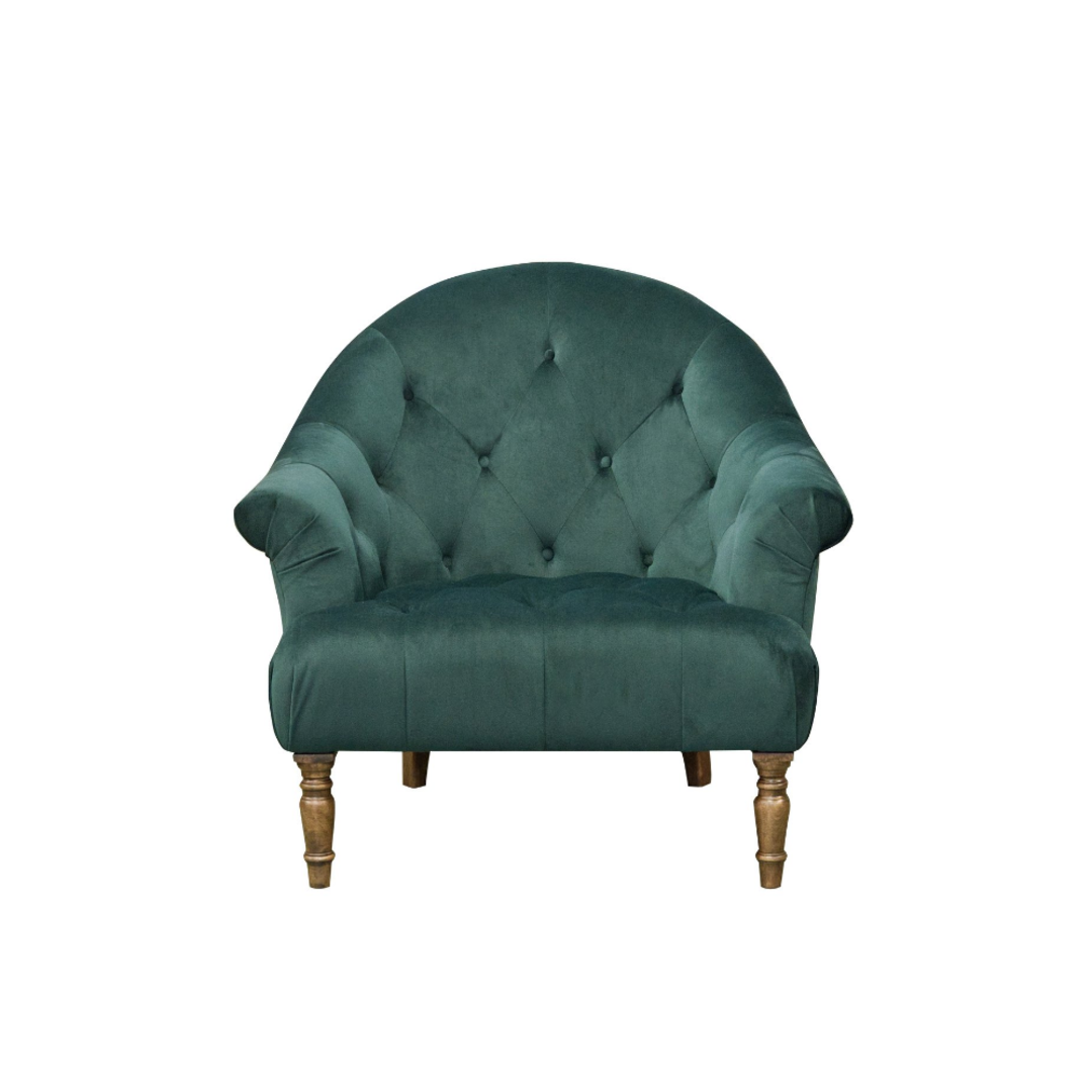 A&J Imogen Chair Plush Velvet - Honeycreeper image 0